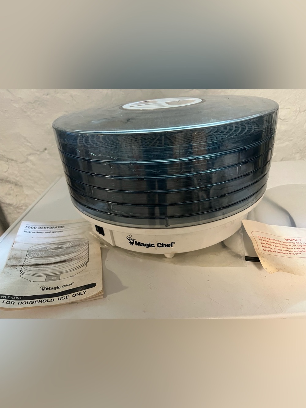 Magic chef food dehydrator #469-1 unused